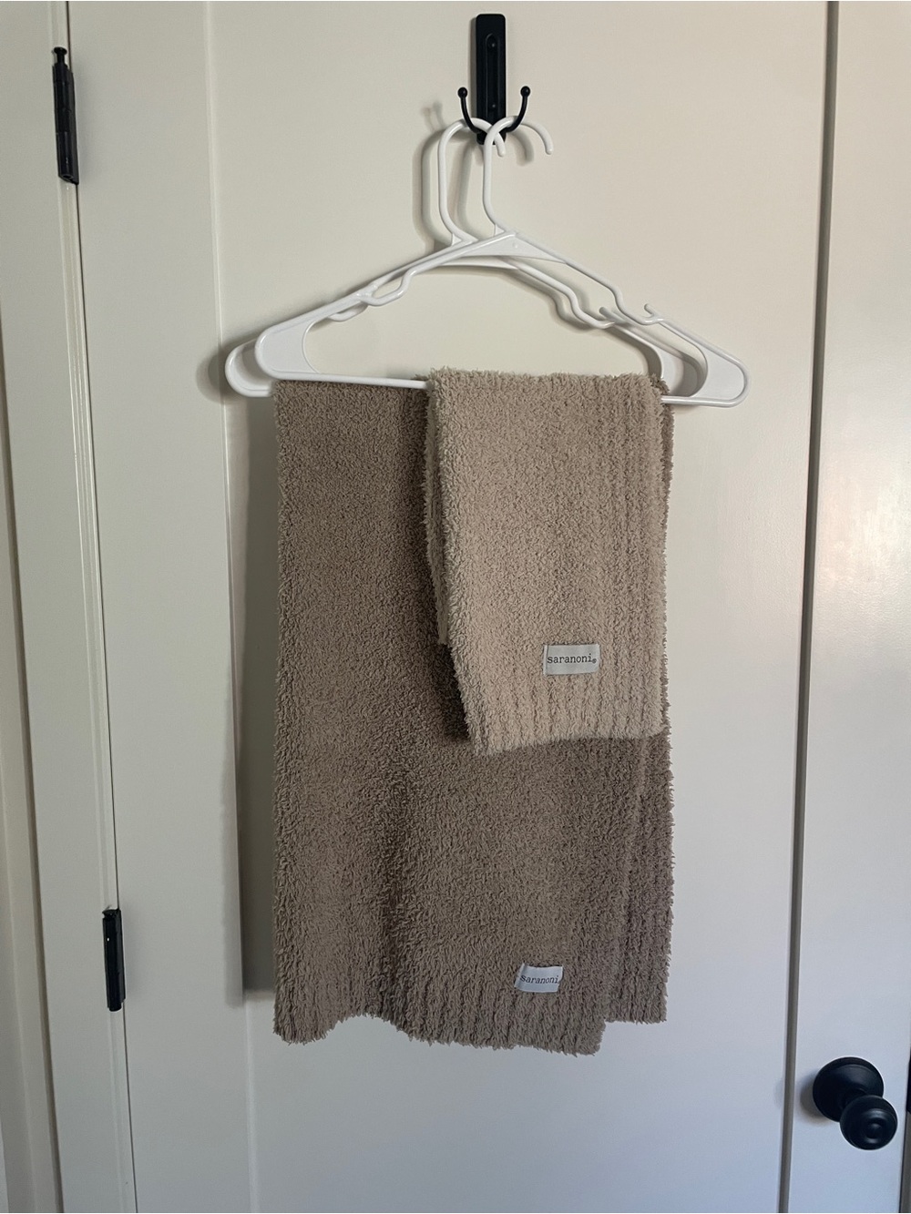 Saranoni Bamboni Blanket Bundle | Receiving + Mini (Taupe & Buttermilk)